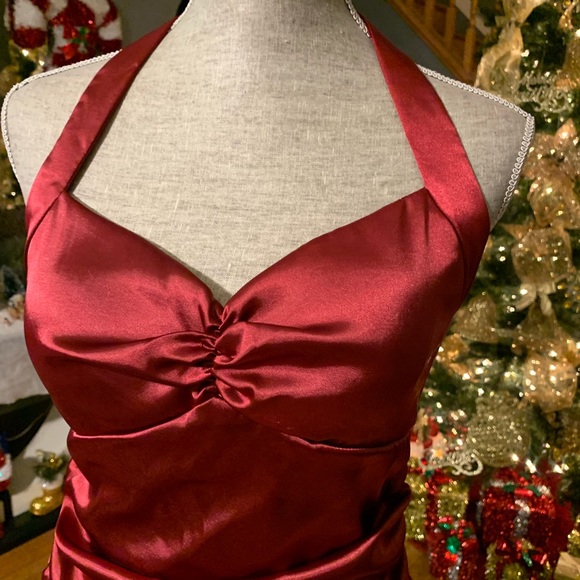 COPY - JUNO Dress Collection Halter Hi-Lo Dress - Picture 2 of 7